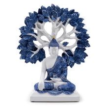 Load image into Gallery viewer, White & Blue Thai Buddha Tree of Life