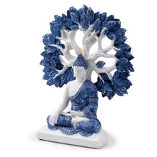 Load image into Gallery viewer, White & Blue Thai Buddha Tree of Life