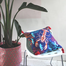 Load image into Gallery viewer, Coral Lobster Cushion