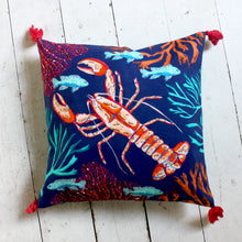 Load image into Gallery viewer, Coral Lobster Cushion