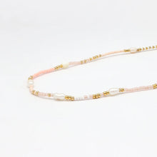 Load image into Gallery viewer, Giada Cinta Pearl Beaded Surf Necklace