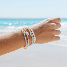 Load image into Gallery viewer, Sagara Hati Beaded Charm Bracelet - Coral