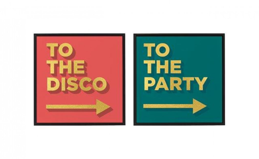 To The Party/Disco Wall Art