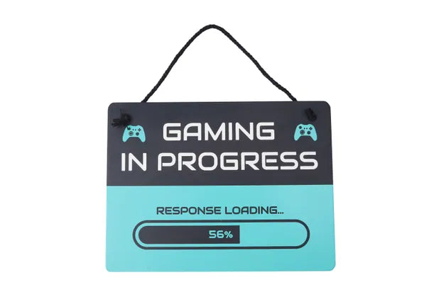 'Gaming In Progress' Door Sign