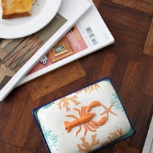 Load image into Gallery viewer, Coral Lobster Butter Dish