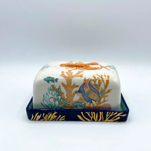 Load image into Gallery viewer, Coral Lobster Butter Dish