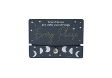 Load image into Gallery viewer, Just Smile 'True Friends...' Moon Wish Bracelet