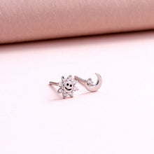 Load image into Gallery viewer, Sun, Moon, Star And Smile Earrings