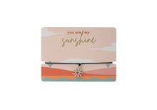 Load image into Gallery viewer, Just Smile 'You Are My Sunshine' Sun Wish Bracelet