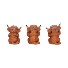Load image into Gallery viewer, Three Wise Highland Cows
