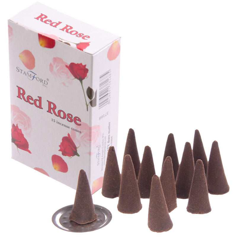 Red Rose - Stamford Incense Cones