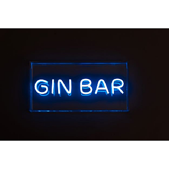 LED Neon Acrylic Box - Gin Bar