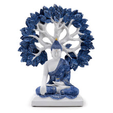 Load image into Gallery viewer, White &amp; Blue Thai Buddha Tree of Life
