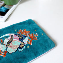Load image into Gallery viewer, Coral Fish Clutch Bag
