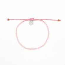 Load image into Gallery viewer, Frosted Glass Beaded Anklet - Pink
