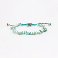 Load image into Gallery viewer, Shell Chip Beaded Bracelet - Turquoise
