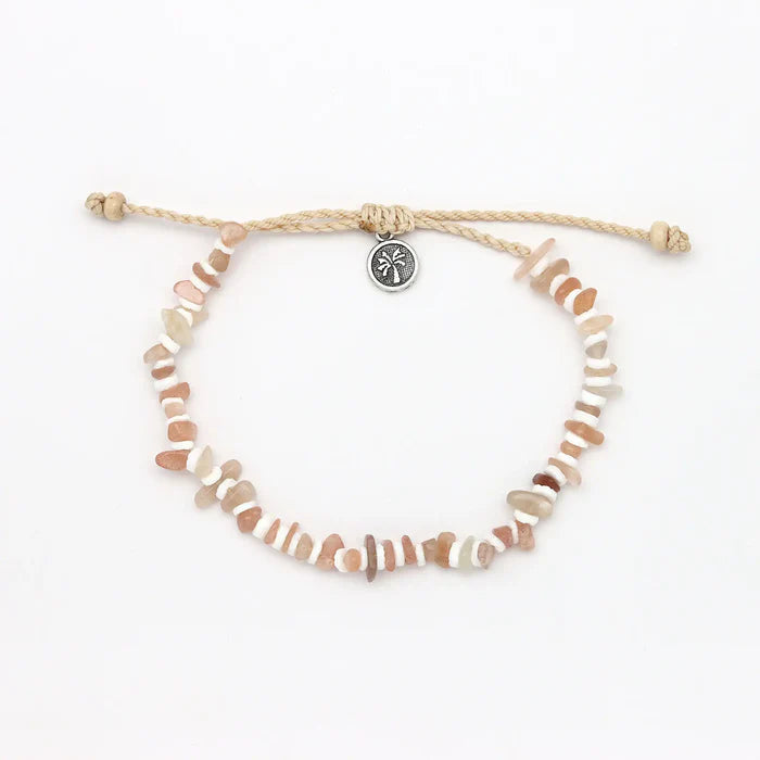 Shell Chip Bead Bracelet