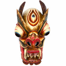 Load image into Gallery viewer, Hand-Carved Nepalese Dragon Mask
