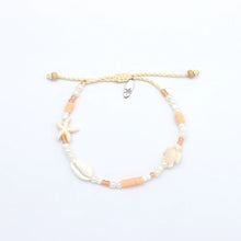 Load image into Gallery viewer, Sagara Hati Beaded Charm Bracelet - Coral
