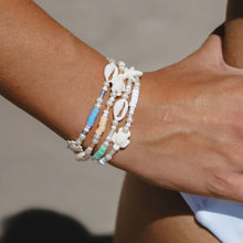 Load image into Gallery viewer, Sagara Hati Beaded Charm Bracelet - Coral
