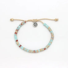 Load image into Gallery viewer, Natural Stone Beaded Anklet
