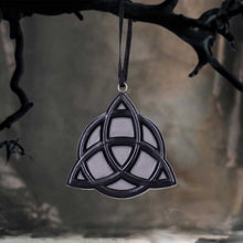 Load image into Gallery viewer, Triquetra Magic Hanging Ornament 6cm
