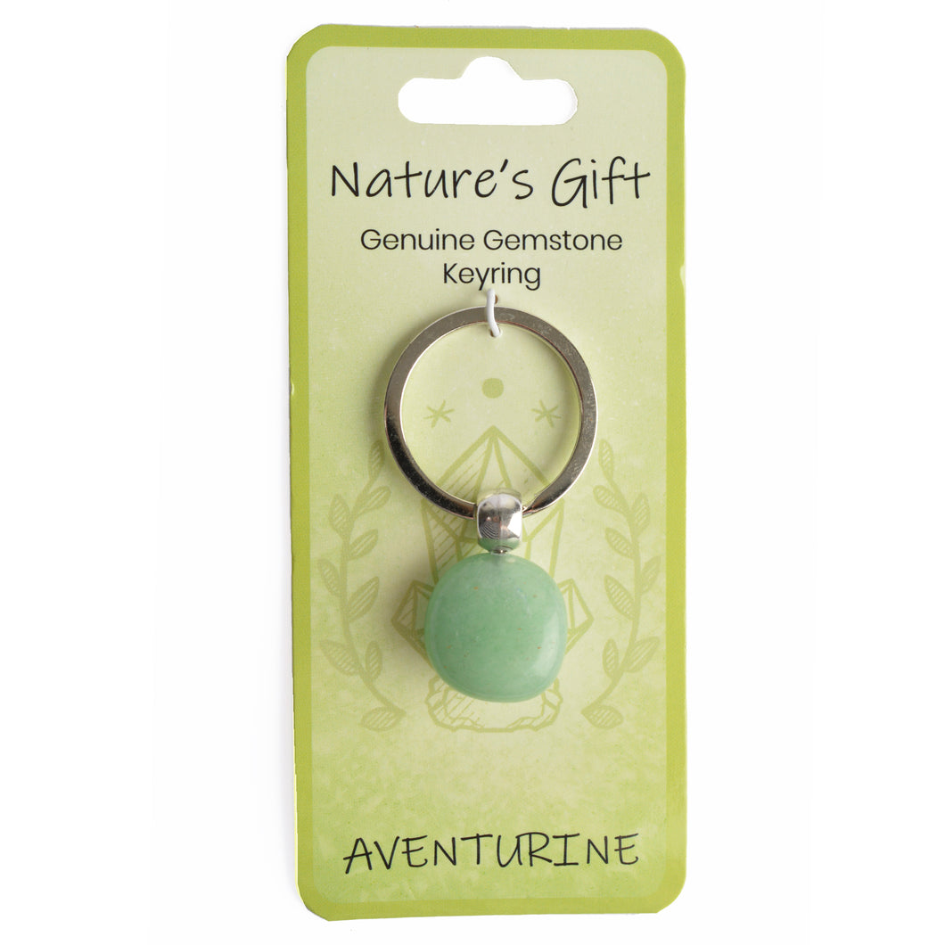 Nature's Gift Keyring Aventurine