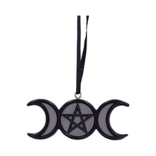 Load image into Gallery viewer, Triple Moon Magic Hanging Ornament 7.5cm

