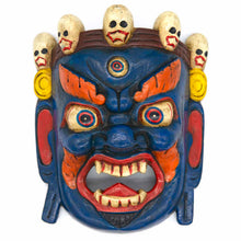 Load image into Gallery viewer, Hand-Carved Nepalese Bhairab Mask
