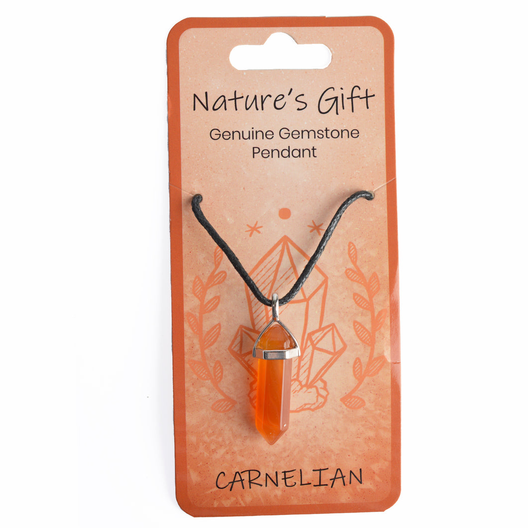 Natures Gift Pendant Carnelian