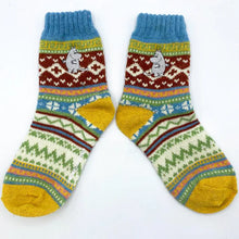 Load image into Gallery viewer, Moomin Fair Isle Moomin Socks
