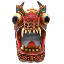 Load image into Gallery viewer, Hand-Carved Nepalese Dragon Mask
