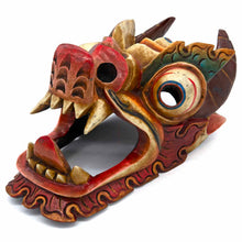 Load image into Gallery viewer, Hand-Carved Nepalese Dragon Mask
