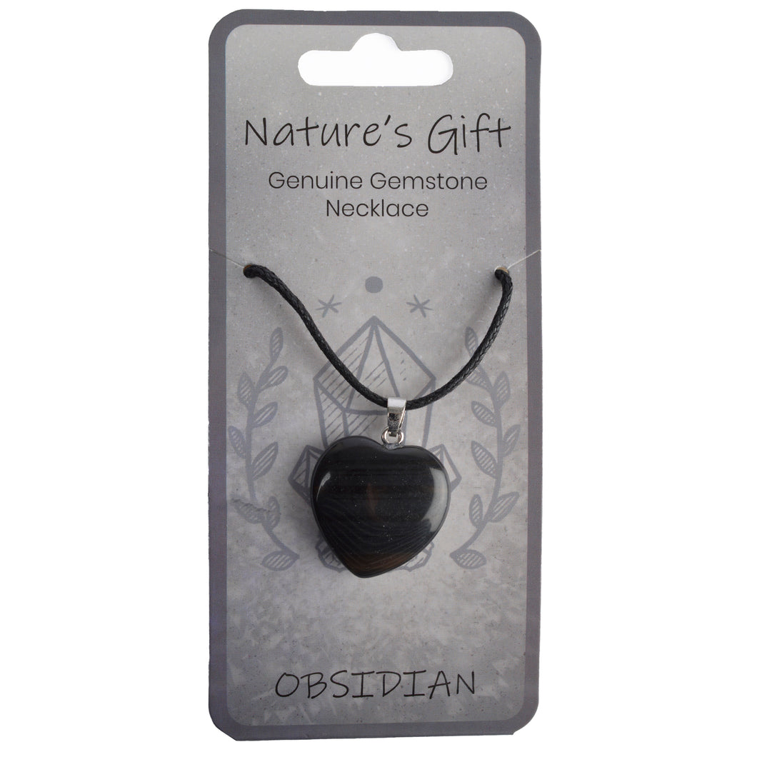 Natures Gift Necklace Obsidian