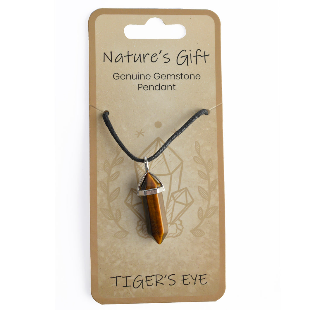 Natures Gift Pendant Tiger Eye