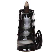 Load image into Gallery viewer, Split Bamboo Fountain Backflow Incense Burner
