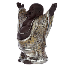 Load image into Gallery viewer, Brown and Silver  Buddha  Hands Up
