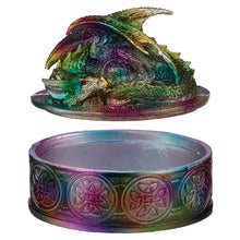 Load image into Gallery viewer, Rainbow Dragon Trinket Box
