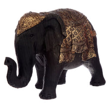 Load image into Gallery viewer, Black and Gold Med Thai Elephant Figurine
