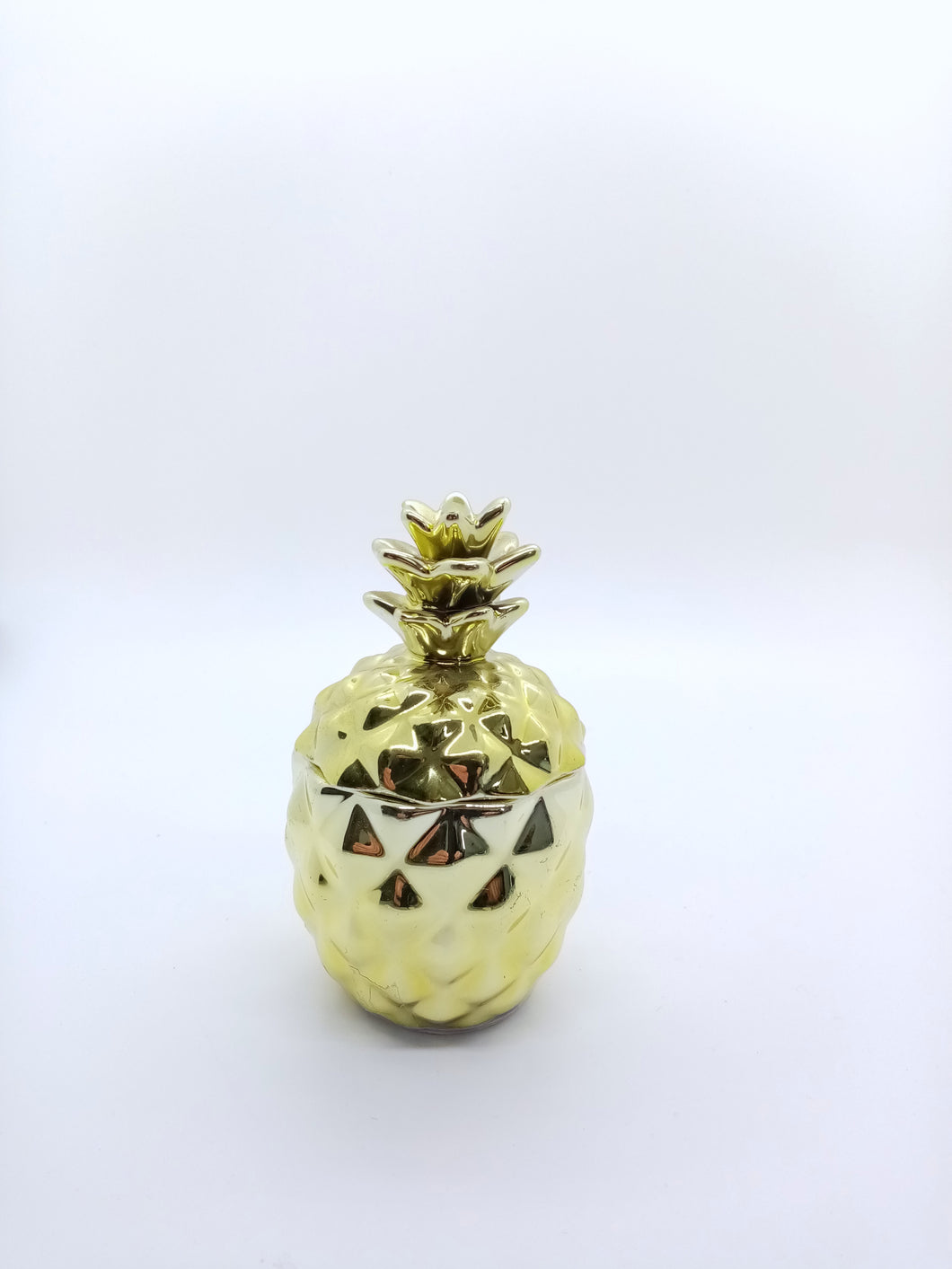 Gold Pineapple Candle Pot (Small)