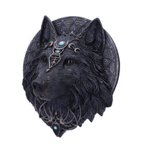 Load image into Gallery viewer, Wolf Moon Wall Plaque 30cm
