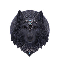 Load image into Gallery viewer, Wolf Moon Wall Plaque 30cm
